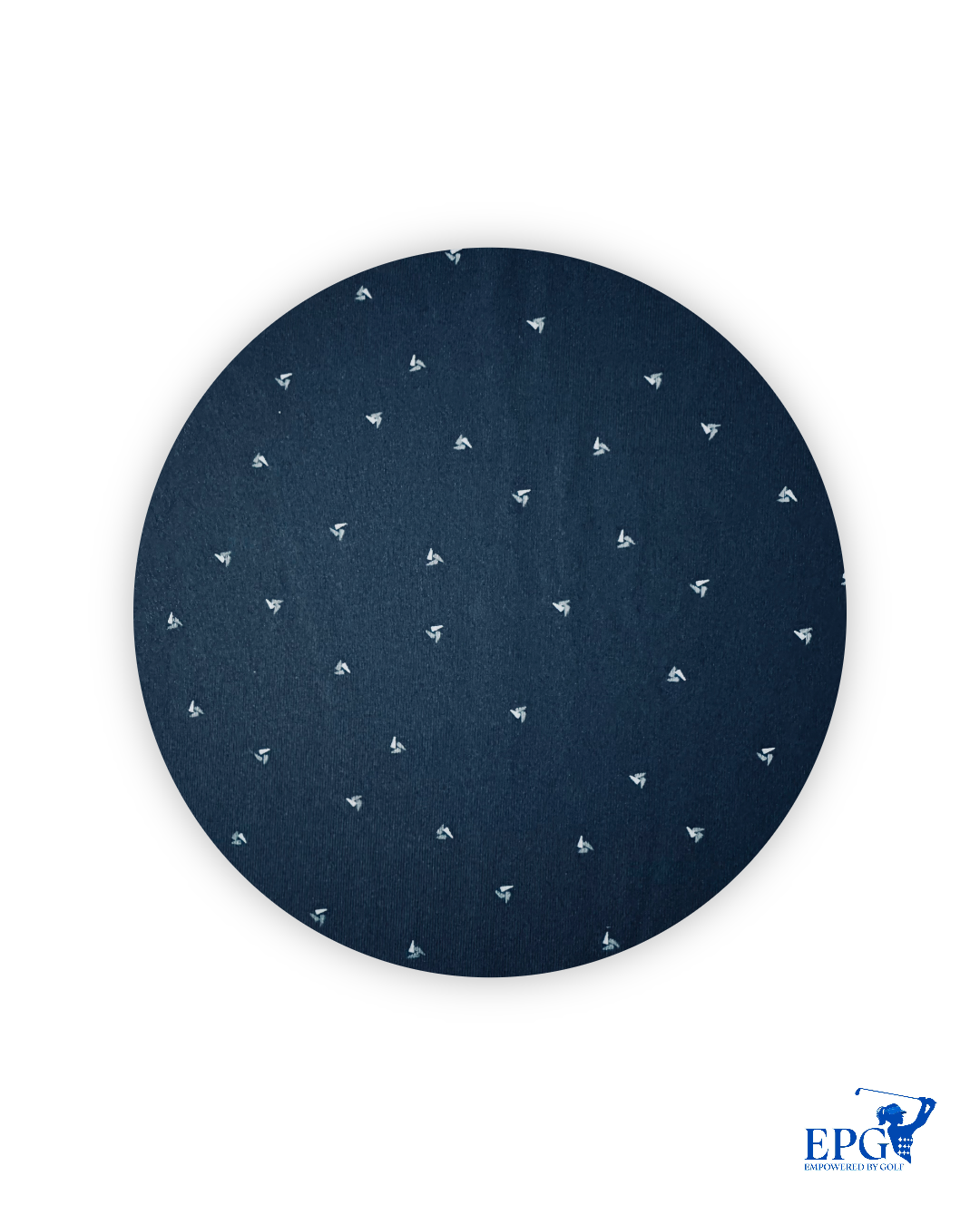 Dunning Golf Men’s Langford Performance Polo Shirt , close up of pattern 