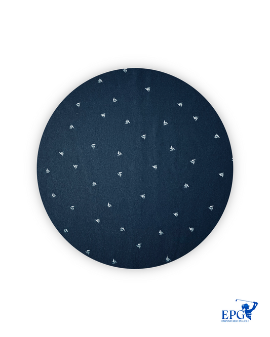 Dunning Golf Men’s Langford Performance Polo Shirt , close up of pattern 