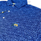 Donald Ross Men’s Tonal Rory Floral Golf Polo Shirt , embroidered logo on chest 