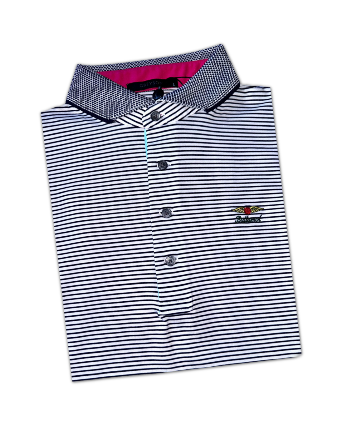 Greyson Men’s Arcadia Knit Golf Polo Shirt (Baltusrol Logo)