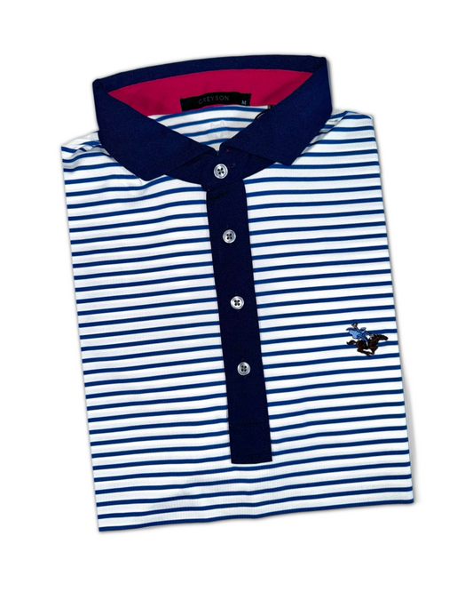 Greyson Men’s Rippowam Golf Polo Shirt (Sleepy Hollow logo)