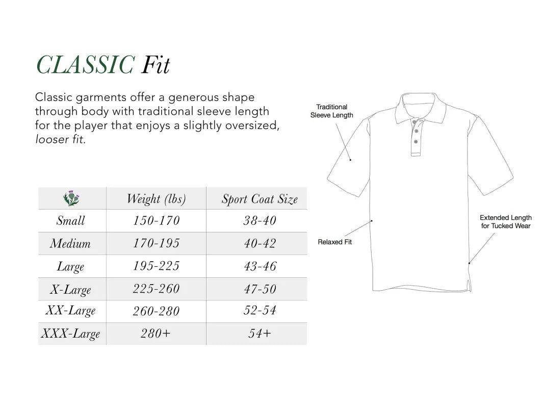 Donald Ross Men’s Seahorse Golf Polo Shirt