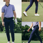 Greyson Men’s Mountauk Jogger Golf Pant, model in 3 views 