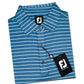 FootJoy Men’s Triple Pinstripe Lisle Self Collar Golf Polo