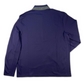 Greyson Men’s Siasconset Quarter-Zip Golf pullover (Horseshoe Bay logo) open view of the back side