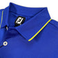 FootJoy Men’s Breton Stripe Stretch Pique Golf Polo , knit collar with  contrast line 