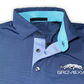 Greyson Men’s Saranac Michael Jordan THE GROVE XXIII Golf Polo Shirt, 4 button placket 