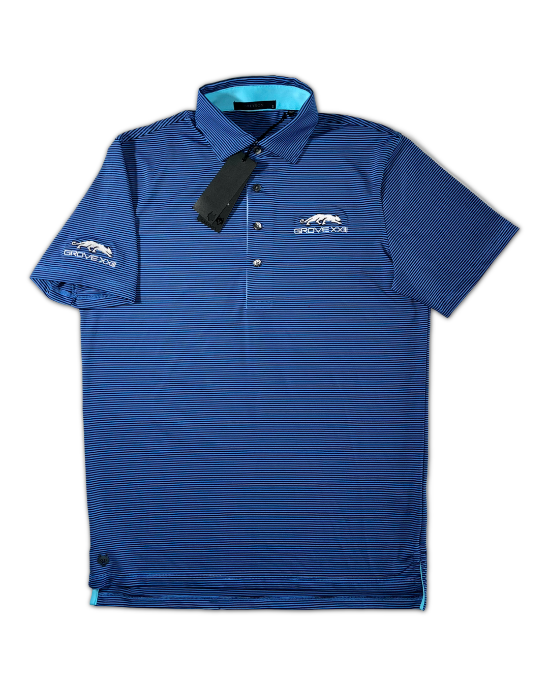 Greyson Men’s Saranac Michael Jordan THE GROVE XXIII Golf Polo Shirt, open view 