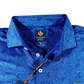 Donald Ross Men’s Murdo Golf Polo Shirt, self collar and button closure 