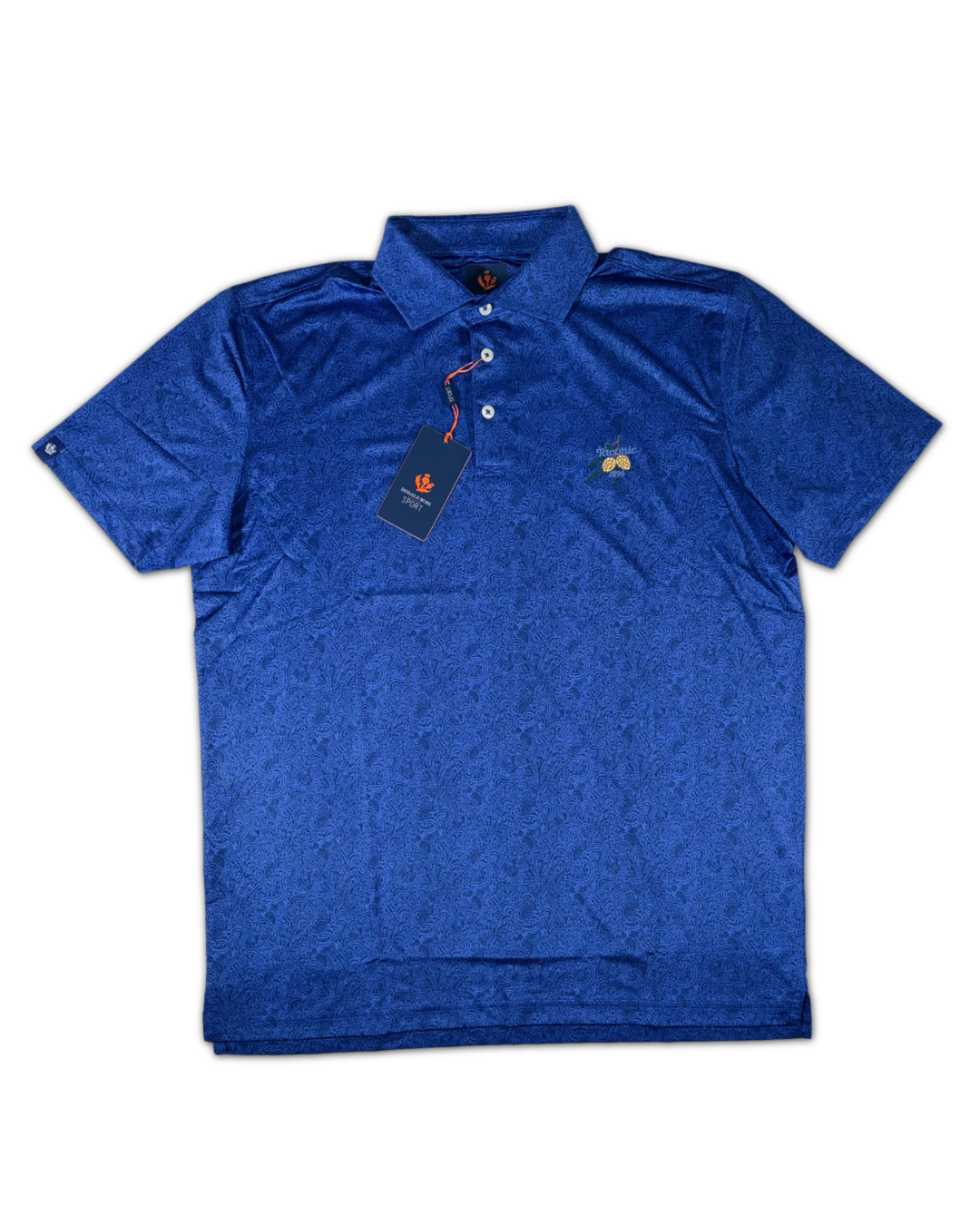 Donald Ross Men’s Murdo Golf Polo Shirt , open view of front side 