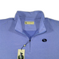 Donald Ross Men’s Year Rounder Golf Pullover, close up of zipper closure 