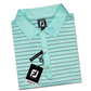 FootJoy Men’s Lisle Multi Stripe Self Collar Golf Polo