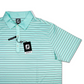 FootJoy Men’s Lisle Multi Stripe Self Collar Golf Polo , open view 