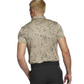 Adidas Men's Jacquard Golf Polo , model showing back side 