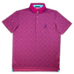 Greyson Men’s Coral Dreams Golf Polo Shirt, open view of front side 