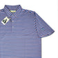 Donald Ross Men’s Bold Multi Stripe Golf Polo , open view 