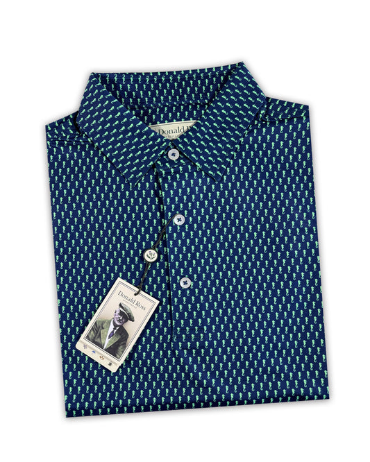 Donald Ross Men’s Seahorse Golf Polo Shirt 