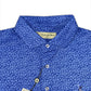 Donald Ross Men’s Tonal Rory Floral Golf Polo , self collar with button closure