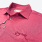 Donald Ross Men’s Solid Melange Golf Polo Shirt, embroided on chest 