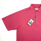 Donald Ross Men’s Solid Melange Golf Polo Shirt, open view 