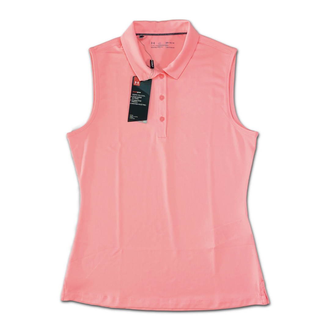 Under Armour Women’s Sleeveless Golf Polo Shirt , opwn view