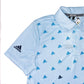 Adidas Kids Boys Printed Logo Golf Polo Shirt , logo brand on right sleeve 