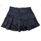Adidas Girl Ruffled Golf Skort color black back side with ruffles