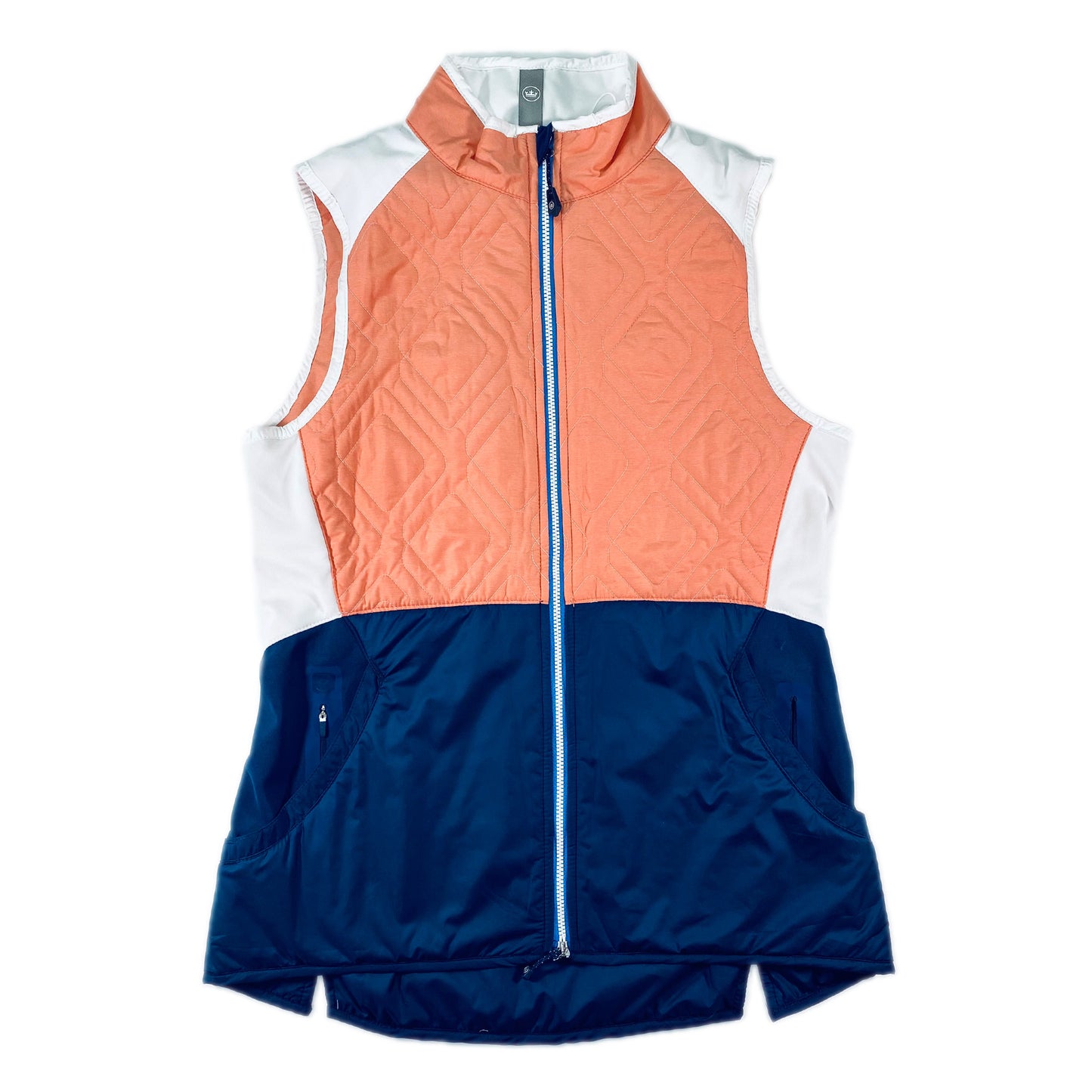 Peter Millar Women's Lizzie Hybrid Quilted Full-Zip Golf Vests  front side