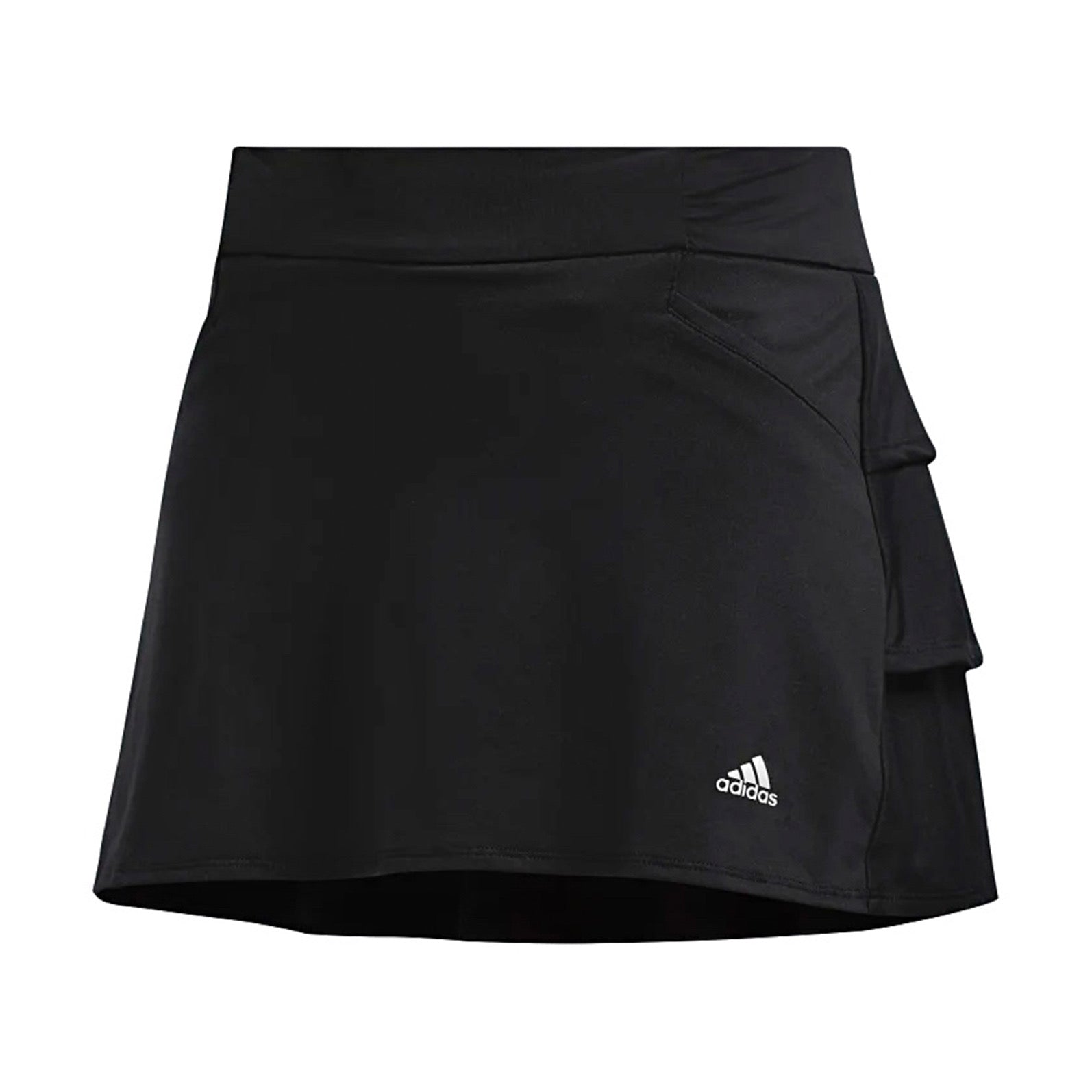 Adidas Girl Ruffled Golf Skort color black 