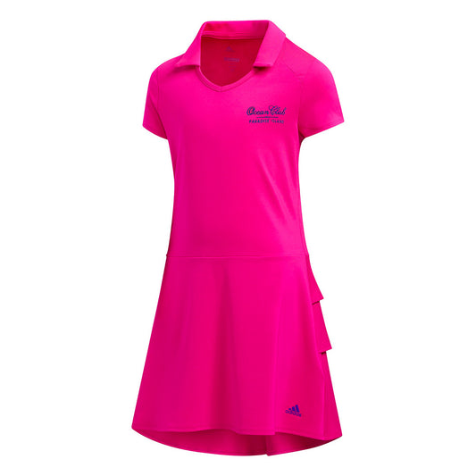 Adidas Girls Ruffled Golf Dress front side 